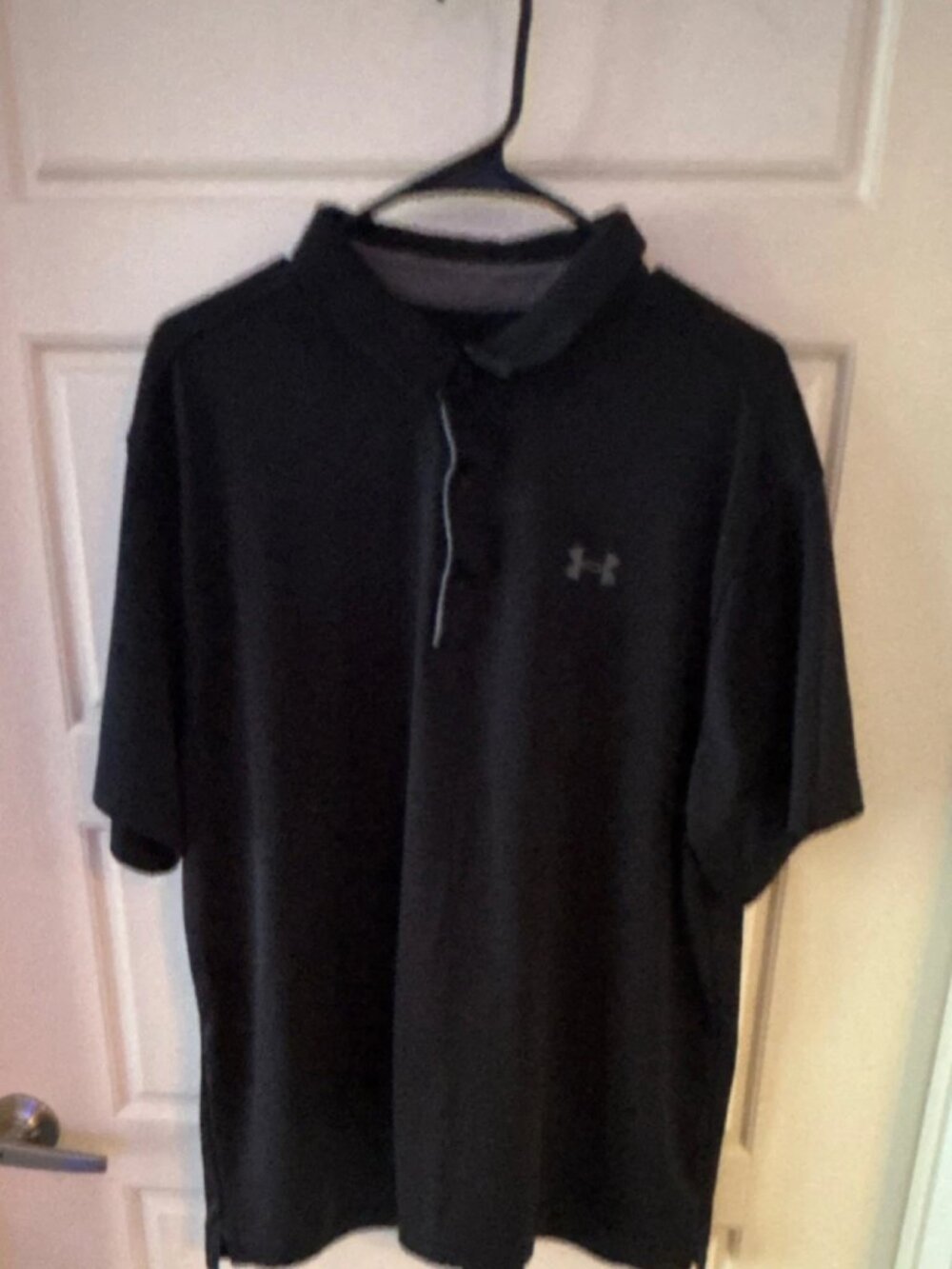 Men’s Under Armour Black Short Sleeve Polo